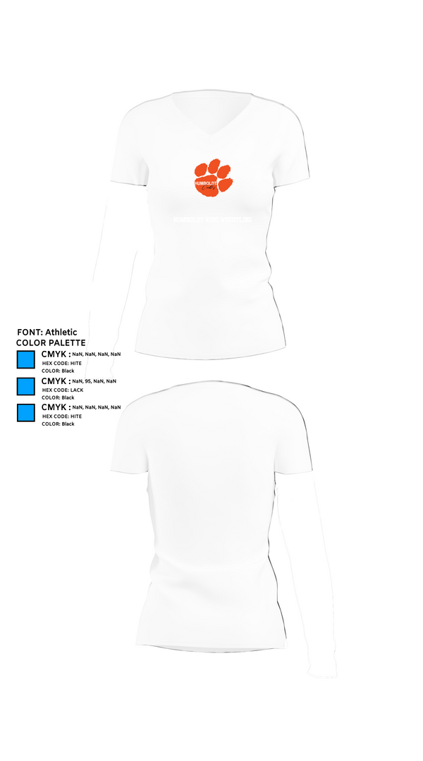 Womens Short Sleeve Vneck Shirt, Humboldt Kids Wrestling, Wrestling, Teamtime, Team time, sublimation, custom sports apparel, team uniforms, spirit wear, spiritwear, sports uniforms, custom shirts, team store, custom team store, fundraiser sports, apparel fundraiser