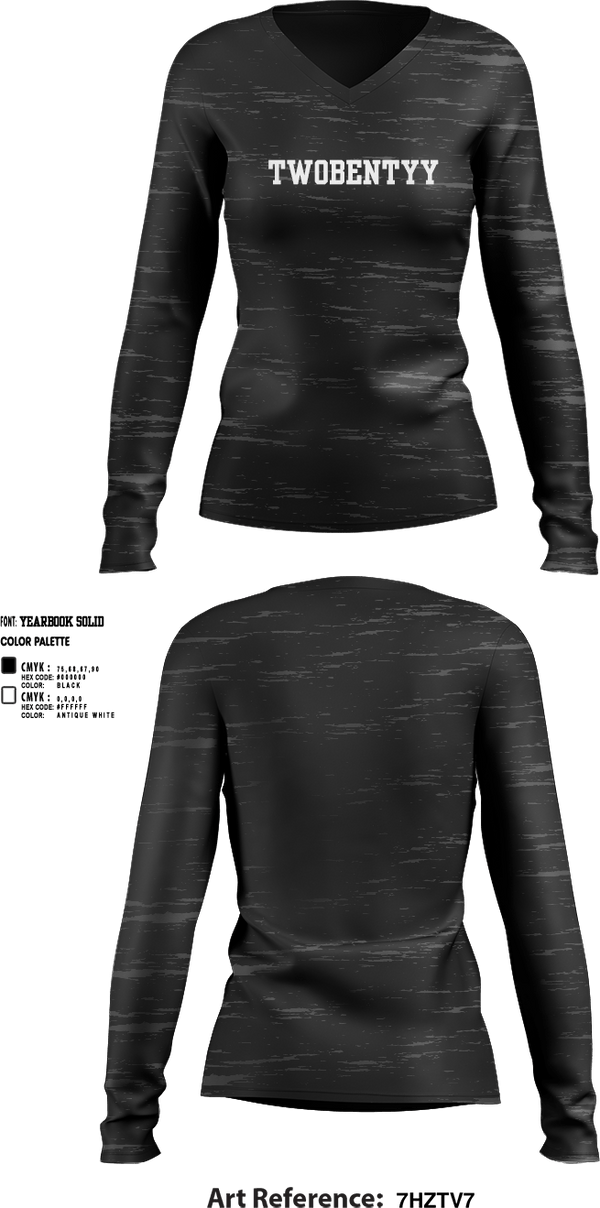 Womens Long Sleeve Vneck Shirt 1, Twobentyy, , Teamtime, Team time, sublimation, custom sports apparel, team uniforms, spirit wear, spiritwear, sports uniforms, custom shirts, team store, custom team store, fundraiser sports, apparel fundraiser