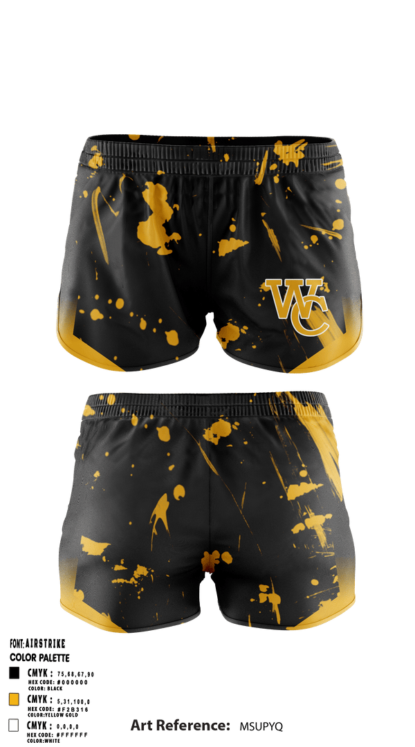 Womens Shorts, West Covina Softball Corp, Softball, Teamtime, Team time, sublimation, custom sports apparel, team uniforms, spirit wear, spiritwear, sports uniforms, custom shirts, team store, custom team store, fundraiser sports, apparel fundraiser