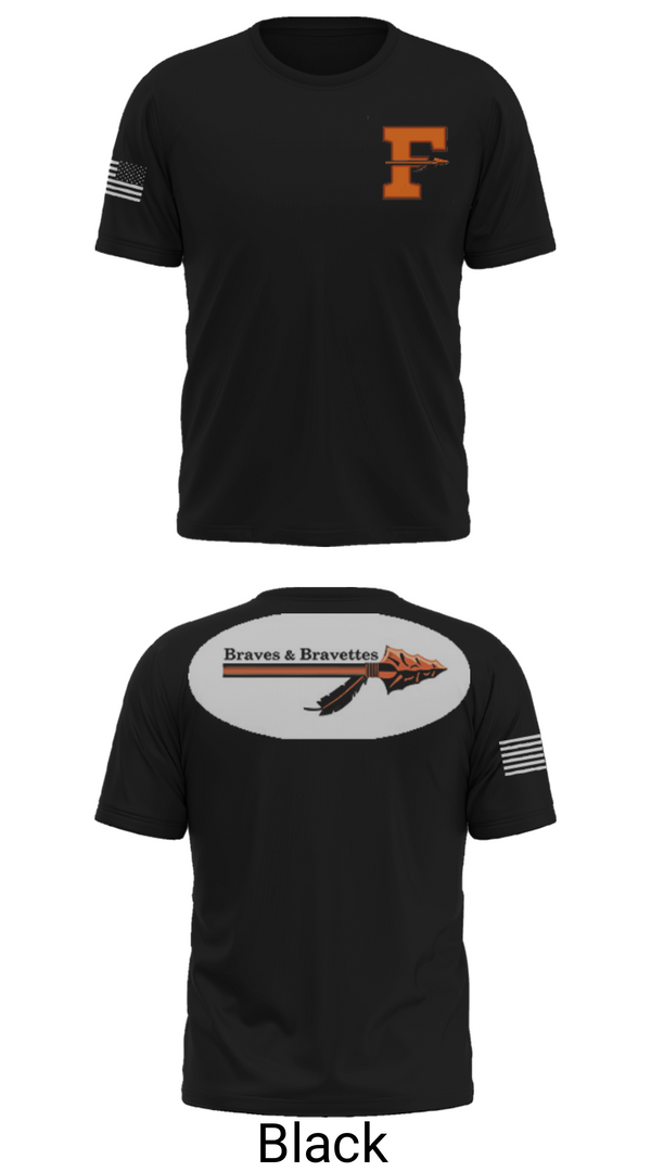 Old School Cotton Feel Shirt, Flathead High School Cheer, Cheer, Teamtime, Team time, sublimation, custom sports apparel, team uniforms, spirit wear, spiritwear, sports uniforms, custom shirts, team store, custom team store, fundraiser sports, apparel fundraiser