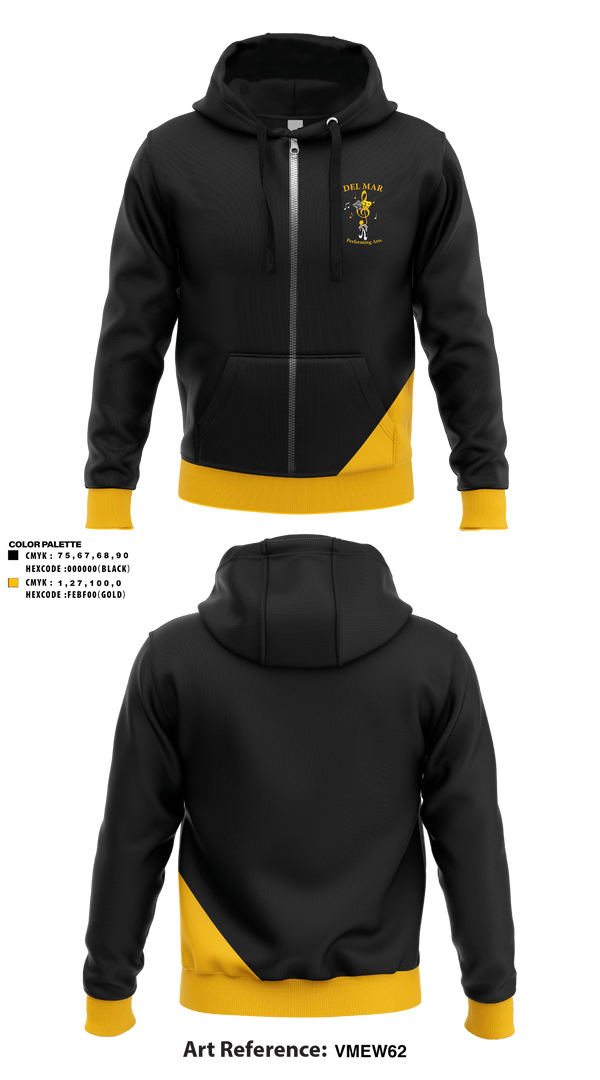 Zip Hoodie, Del Mar High School Band, Spirit Store, Teamtime, Team time, sublimation, custom sports apparel, team uniforms, spirit wear, spiritwear, sports uniforms, custom shirts, team store, custom team store, fundraiser sports, apparel fundraiser