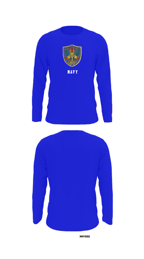 Long Sleeve Performance Shirt, NAVCOMMSTA Greece, Navy, Teamtime, Team time, sublimation, custom sports apparel, team uniforms, spirit wear, spiritwear, sports uniforms, custom shirts, team store, custom team store, fundraiser sports, apparel fundraiser
