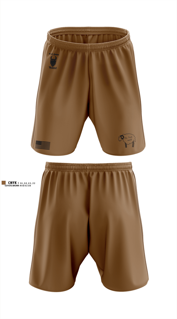 Athletic Shorts With Pockets, Delta Company 1-114th Infantry, National Guard, Teamtime, Team time, sublimation, custom sports apparel, team uniforms, spirit wear, spiritwear, sports uniforms, custom shirts, team store, custom team store, fundraiser sports, apparel fundraiser