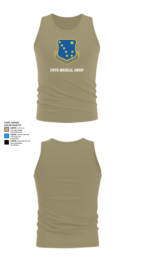 Tank Top, 176th Medical Group, , Teamtime, Team time, sublimation, custom sports apparel, team uniforms, spirit wear, spiritwear, sports uniforms, custom shirts, team store, custom team store, fundraiser sports, apparel fundraiser