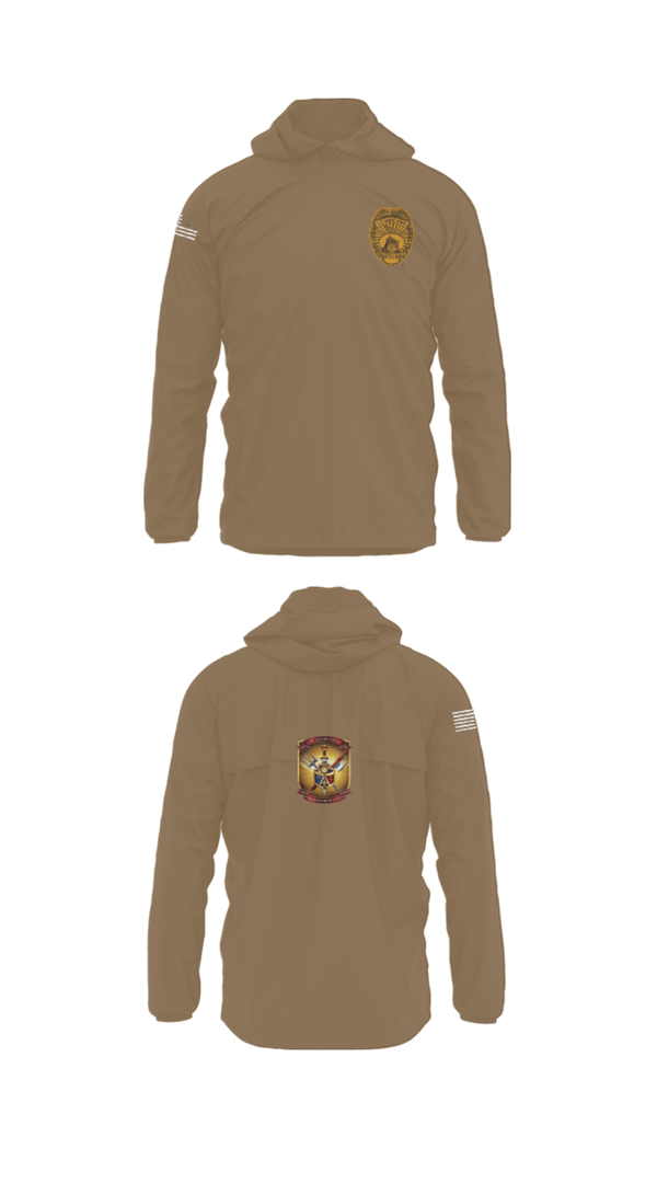 Windbreaker, 4th Law Enforcement Battalion Bravo Company, Marines, Teamtime, Team time, sublimation, custom sports apparel, team uniforms, spirit wear, spiritwear, sports uniforms, custom shirts, team store, custom team store, fundraiser sports, apparel fundraiser