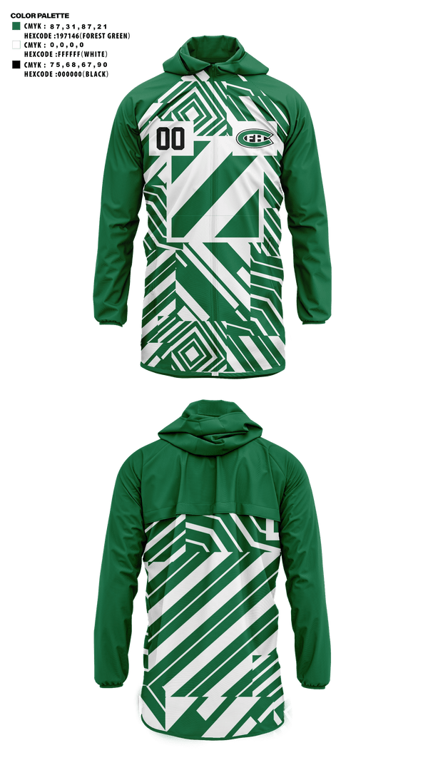 Windbreaker, Forest Hills Central High School Soccer, Women's Soccer, Teamtime, Team time, sublimation, custom sports apparel, team uniforms, spirit wear, spiritwear, sports uniforms, custom shirts, team store, custom team store, fundraiser sports, apparel fundraiser