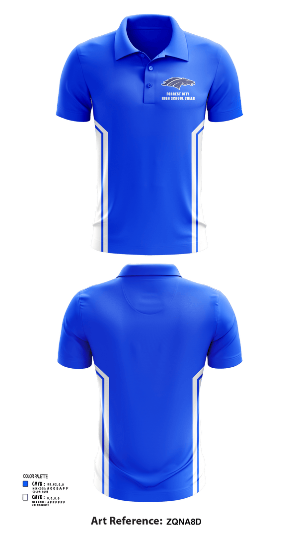 Short Sleeve Performance Polo, Forrest City High School Cheer, Cheer, Teamtime, Team time, sublimation, custom sports apparel, team uniforms, spirit wear, spiritwear, sports uniforms, custom shirts, team store, custom team store, fundraiser sports, apparel fundraiser