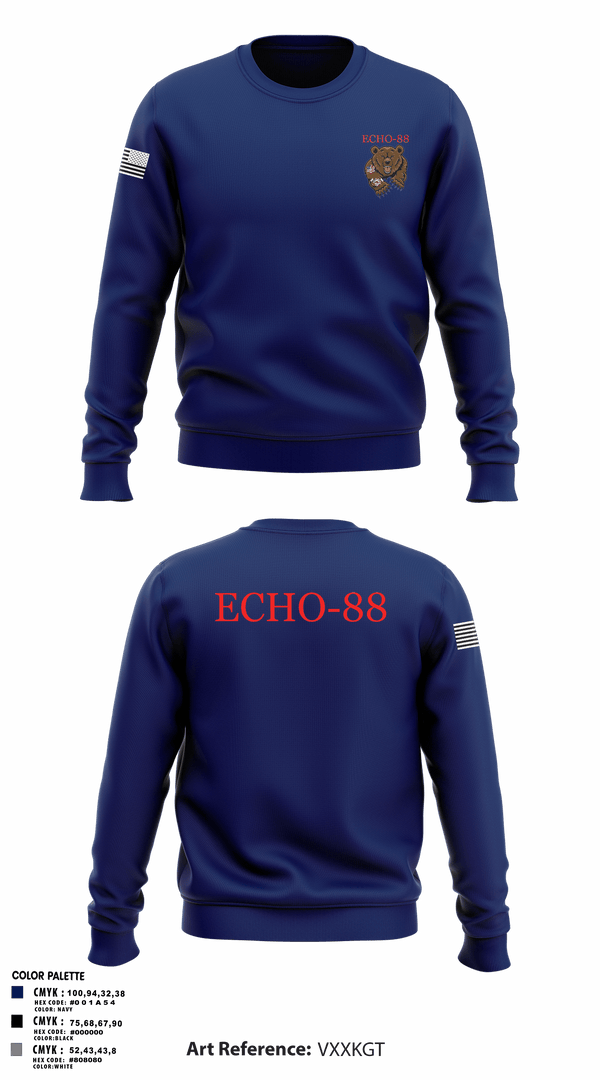 Crew Neck Sweatshirt, ECHO-88ECHO-88ECHO-88, , Teamtime, Team time, sublimation, custom sports apparel, team uniforms, spirit wear, spiritwear, sports uniforms, custom shirts, team store, custom team store, fundraiser sports, apparel fundraiser