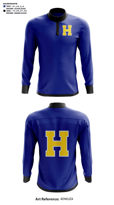 Quarter Zip Jacket, Hazen High School Basketball, Men's Basketball, Teamtime, Team time, sublimation, custom sports apparel, team uniforms, spirit wear, spiritwear, sports uniforms, custom shirts, team store, custom team store, fundraiser sports, apparel fundraiser
