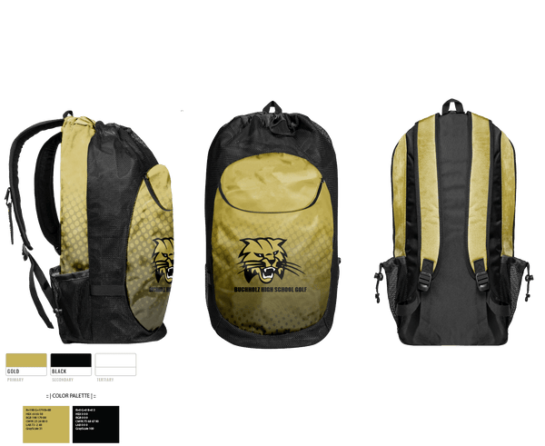 Gear Bag, Buchholz High School Golf, Golf, Teamtime, Team time, sublimation, custom sports apparel, team uniforms, spirit wear, spiritwear, sports uniforms, custom shirts, team store, custom team store, fundraiser sports, apparel fundraiser