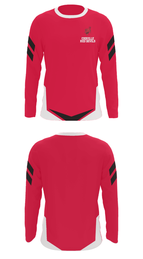 Long Sleeve Performance Shirt, Coquille Red Devils, Softball, Teamtime, Team time, sublimation, custom sports apparel, team uniforms, spirit wear, spiritwear, sports uniforms, custom shirts, team store, custom team store, fundraiser sports, apparel fundraiser