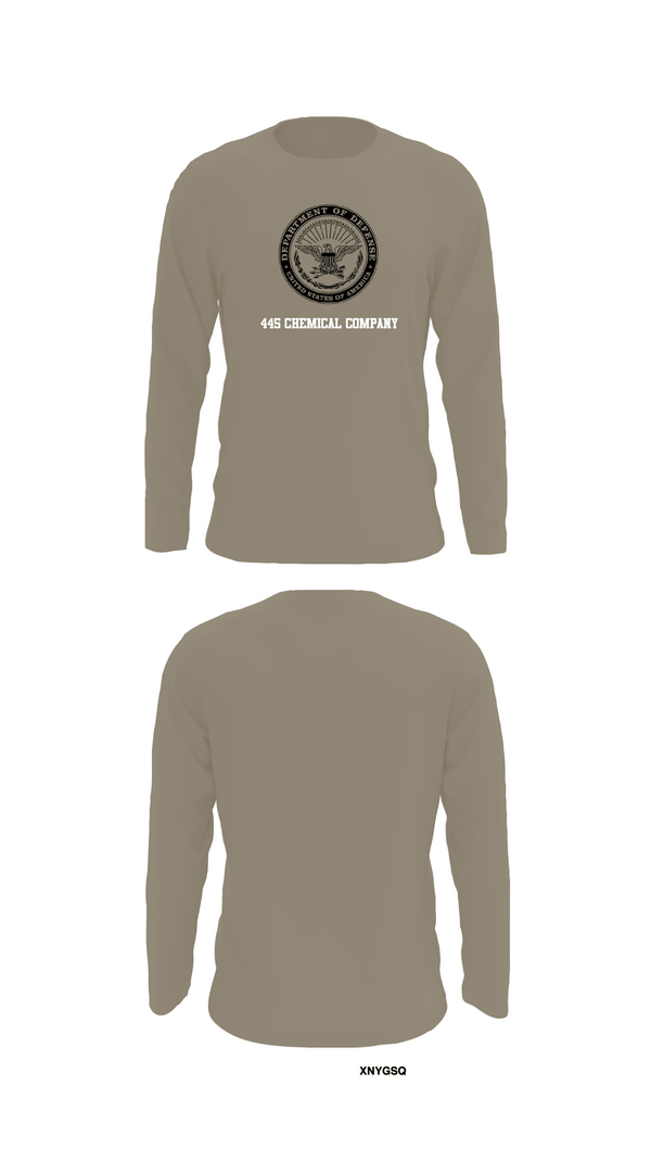 Long Sleeve Performance Shirt, 445 Chemical Company, National Guard, Teamtime, Team time, sublimation, custom sports apparel, team uniforms, spirit wear, spiritwear, sports uniforms, custom shirts, team store, custom team store, fundraiser sports, apparel fundraiser