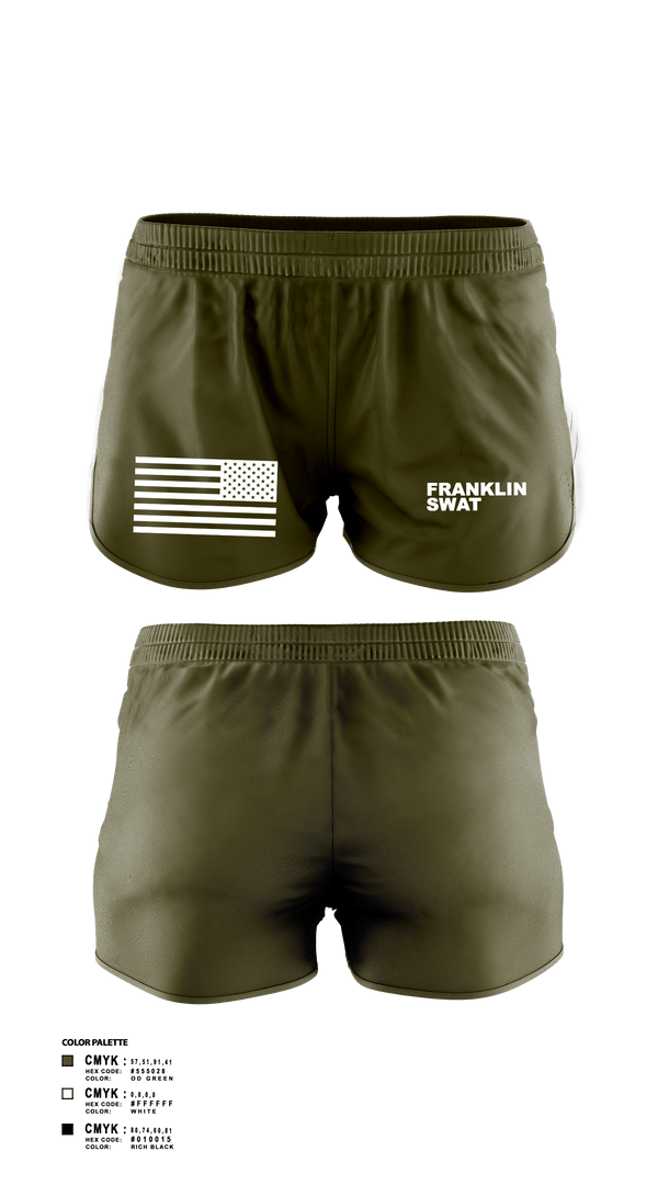 Womens Shorts, Franklin swat, , Teamtime, Team time, sublimation, custom sports apparel, team uniforms, spirit wear, spiritwear, sports uniforms, custom shirts, team store, custom team store, fundraiser sports, apparel fundraiser
