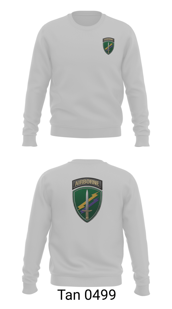 Crew Neck Sweatshirt, 443 CA B Co, , Teamtime, Team time, sublimation, custom sports apparel, team uniforms, spirit wear, spiritwear, sports uniforms, custom shirts, team store, custom team store, fundraiser sports, apparel fundraiser