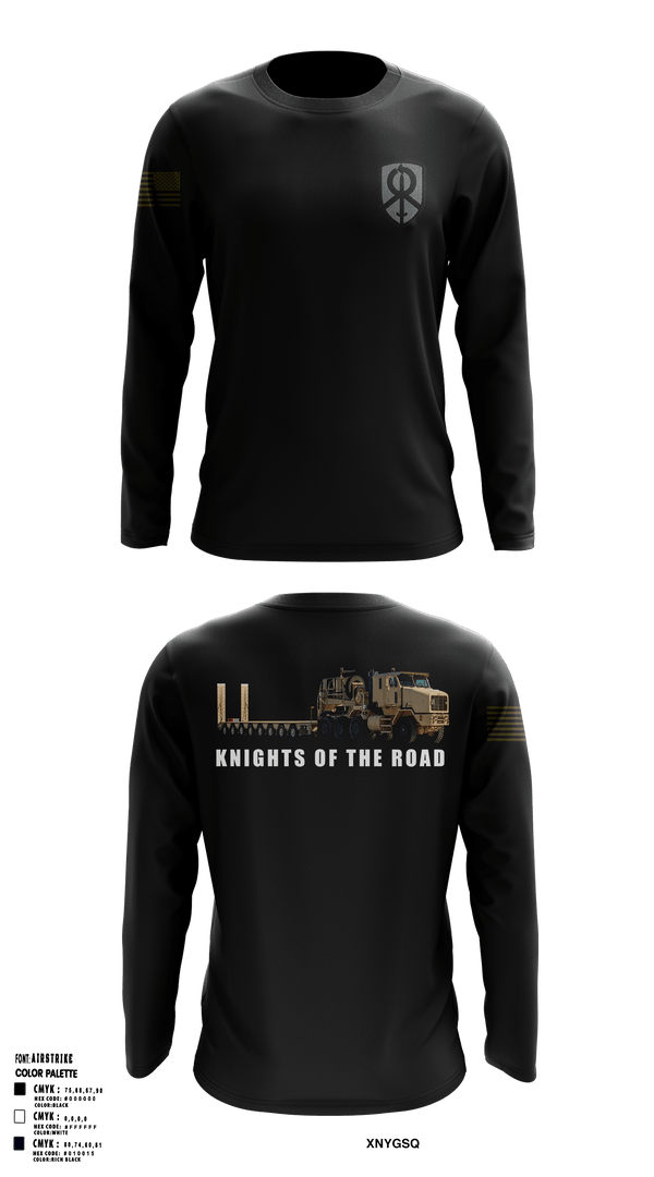 Long Sleeve Performance Shirt, 129th Heavy Transport Company129 TC CO, Army, Teamtime, Team time, sublimation, custom sports apparel, team uniforms, spirit wear, spiritwear, sports uniforms, custom shirts, team store, custom team store, fundraiser sports, apparel fundraiser
