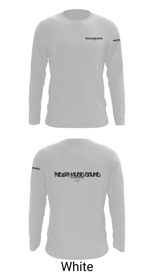 Long Sleeve Performance Shirt, Rider Music Sound SoundKillers, , Teamtime, Team time, sublimation, custom sports apparel, team uniforms, spirit wear, spiritwear, sports uniforms, custom shirts, team store, custom team store, fundraiser sports, apparel fundraiser