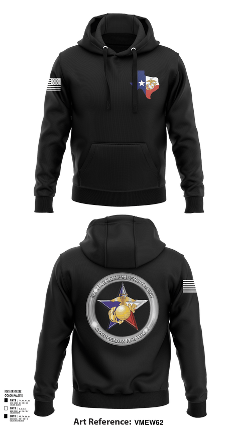 Hoodie, Goodfellow AFB MCD, Marines, Teamtime, Team time, sublimation, custom sports apparel, team uniforms, spirit wear, spiritwear, sports uniforms, custom shirts, team store, custom team store, fundraiser sports, apparel fundraiser