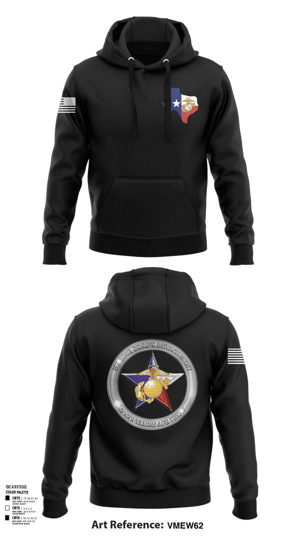 Hoodie, Goodfellow AFB MCD, Marines, Teamtime, Team time, sublimation, custom sports apparel, team uniforms, spirit wear, spiritwear, sports uniforms, custom shirts, team store, custom team store, fundraiser sports, apparel fundraiser
