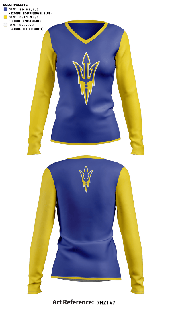 Womens Long Sleeve Vneck Shirt, Villa Grove High School Cheer, Cheer, Teamtime, Team time, sublimation, custom sports apparel, team uniforms, spirit wear, spiritwear, sports uniforms, custom shirts, team store, custom team store, fundraiser sports, apparel fundraiser