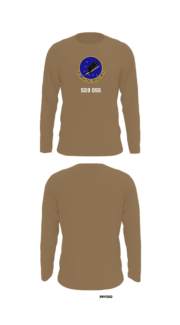 Long Sleeve Performance Shirt, 509 OSS, Air Force, Teamtime, Team time, sublimation, custom sports apparel, team uniforms, spirit wear, spiritwear, sports uniforms, custom shirts, team store, custom team store, fundraiser sports, apparel fundraiser