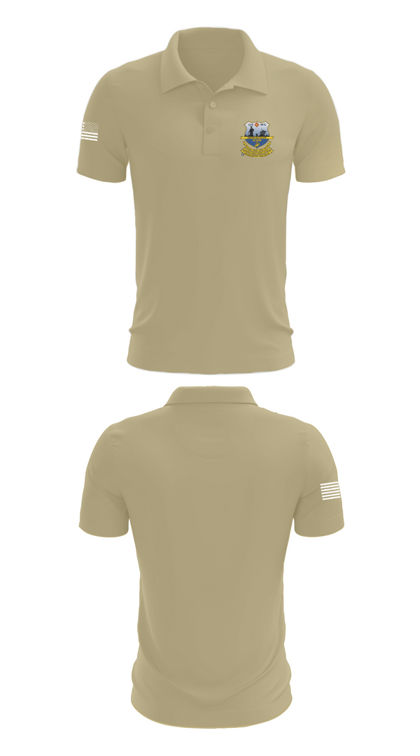 Short Sleeve Performance Polo, Echo Co. 2nd battalion, 25th Marine Regiment, , Teamtime, Team time, sublimation, custom sports apparel, team uniforms, spirit wear, spiritwear, sports uniforms, custom shirts, team store, custom team store, fundraiser sports, apparel fundraiser