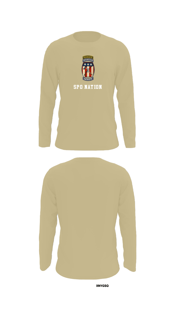 Long Sleeve Performance Shirt, SPO Nation, Army, Teamtime, Team time, sublimation, custom sports apparel, team uniforms, spirit wear, spiritwear, sports uniforms, custom shirts, team store, custom team store, fundraiser sports, apparel fundraiser