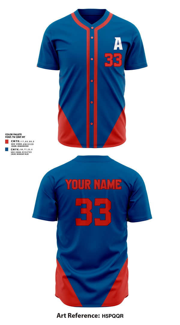 Full Button Baseball Jersey, Arcadia Little League Baseball, Baseball, Teamtime, Team time, sublimation, custom sports apparel, team uniforms, spirit wear, spiritwear, sports uniforms, custom shirts, team store, custom team store, fundraiser sports, apparel fundraiser