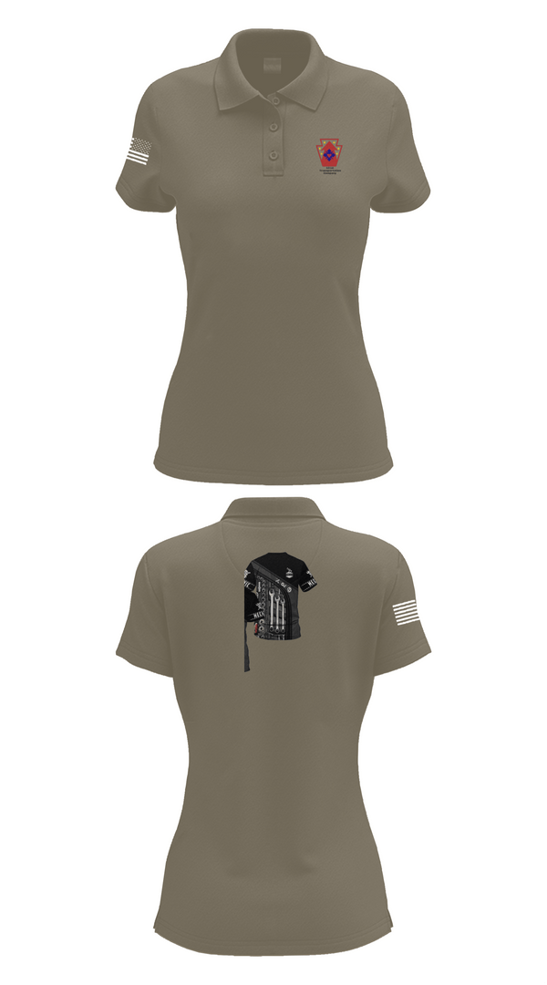 Womens Short Sleeve Performance Polo, 121 transportation, National Guard, Teamtime, Team time, sublimation, custom sports apparel, team uniforms, spirit wear, spiritwear, sports uniforms, custom shirts, team store, custom team store, fundraiser sports, apparel fundraiser