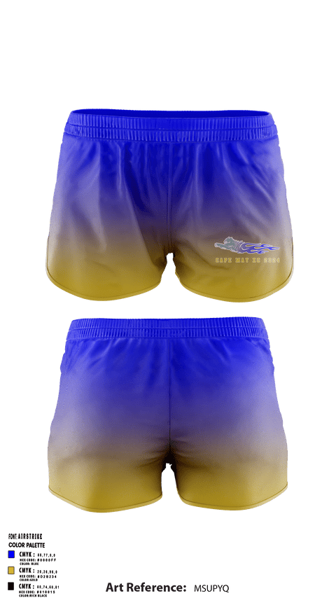 Womens Soccer Shorts, Cape May, Cross Country, Teamtime, Team time, sublimation, custom sports apparel, team uniforms, spirit wear, spiritwear, sports uniforms, custom shirts, team store, custom team store, fundraiser sports, apparel fundraiser