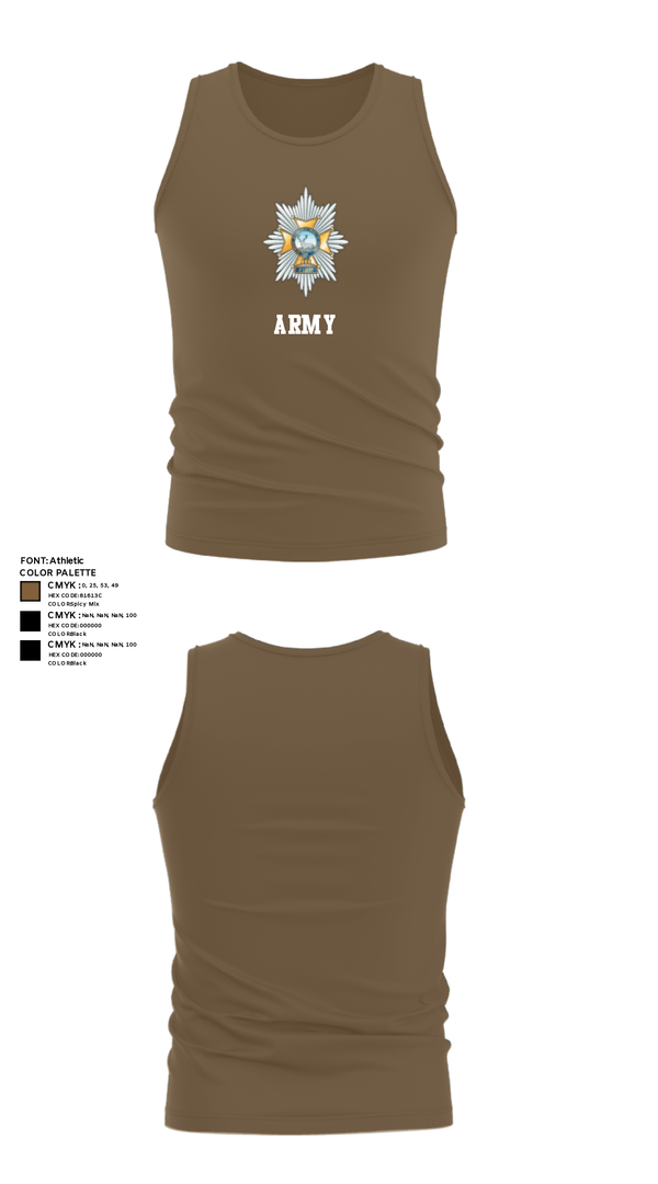 Tank Top, Sherwood Foresters, Army, Teamtime, Team time, sublimation, custom sports apparel, team uniforms, spirit wear, spiritwear, sports uniforms, custom shirts, team store, custom team store, fundraiser sports, apparel fundraiser