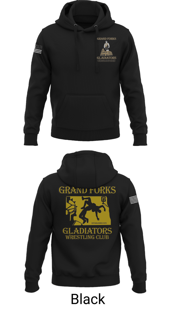 Hoodie, Gladiators Wrestling Club, Wrestling, Teamtime, Team time, sublimation, custom sports apparel, team uniforms, spirit wear, spiritwear, sports uniforms, custom shirts, team store, custom team store, fundraiser sports, apparel fundraiser