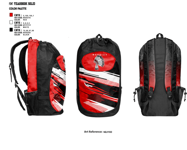 Gear Bag, Kootenai Junior High School, Men's Volleyball, Teamtime, Team time, sublimation, custom sports apparel, team uniforms, spirit wear, spiritwear, sports uniforms, custom shirts, team store, custom team store, fundraiser sports, apparel fundraiser