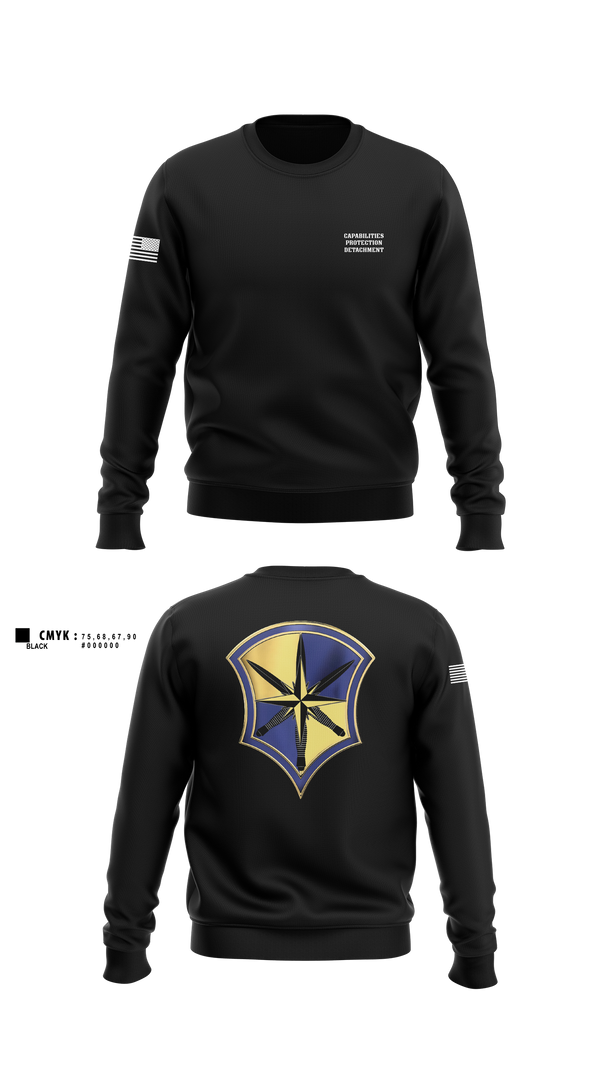 Crew Neck Sweatshirt, Capabilities Protection Detachment, , Teamtime, Team time, sublimation, custom sports apparel, team uniforms, spirit wear, spiritwear, sports uniforms, custom shirts, team store, custom team store, fundraiser sports, apparel fundraiser