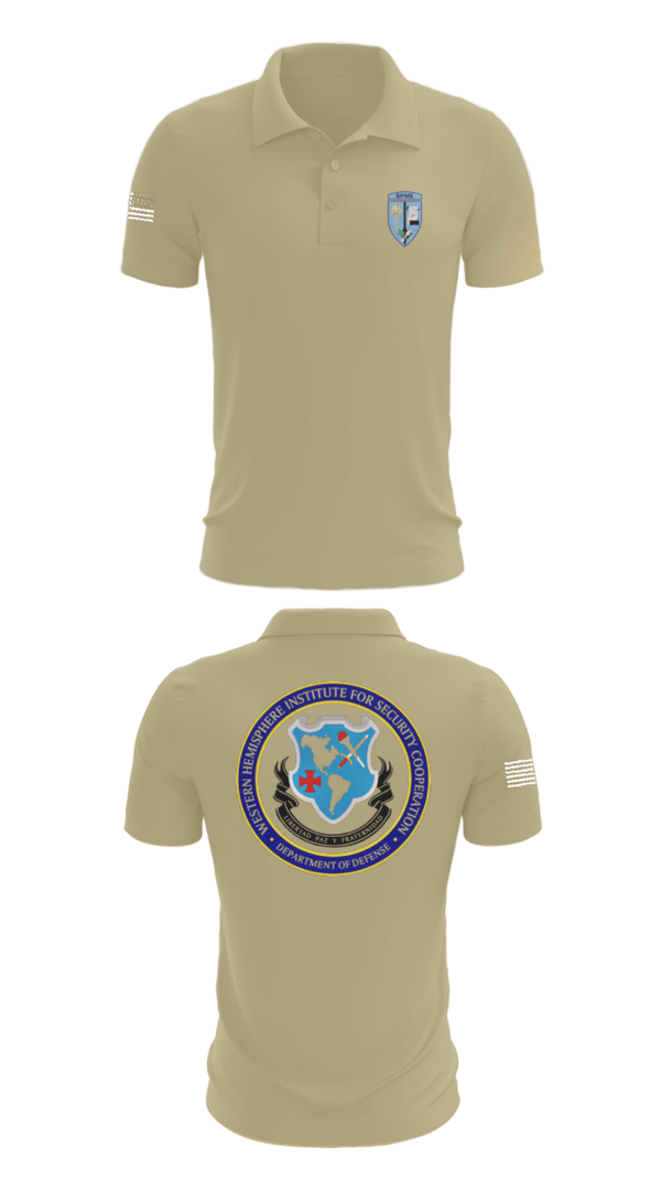 Short Sleeve Performance Polo, WHINSEC, Army, Teamtime, Team time, sublimation, custom sports apparel, team uniforms, spirit wear, spiritwear, sports uniforms, custom shirts, team store, custom team store, fundraiser sports, apparel fundraiser