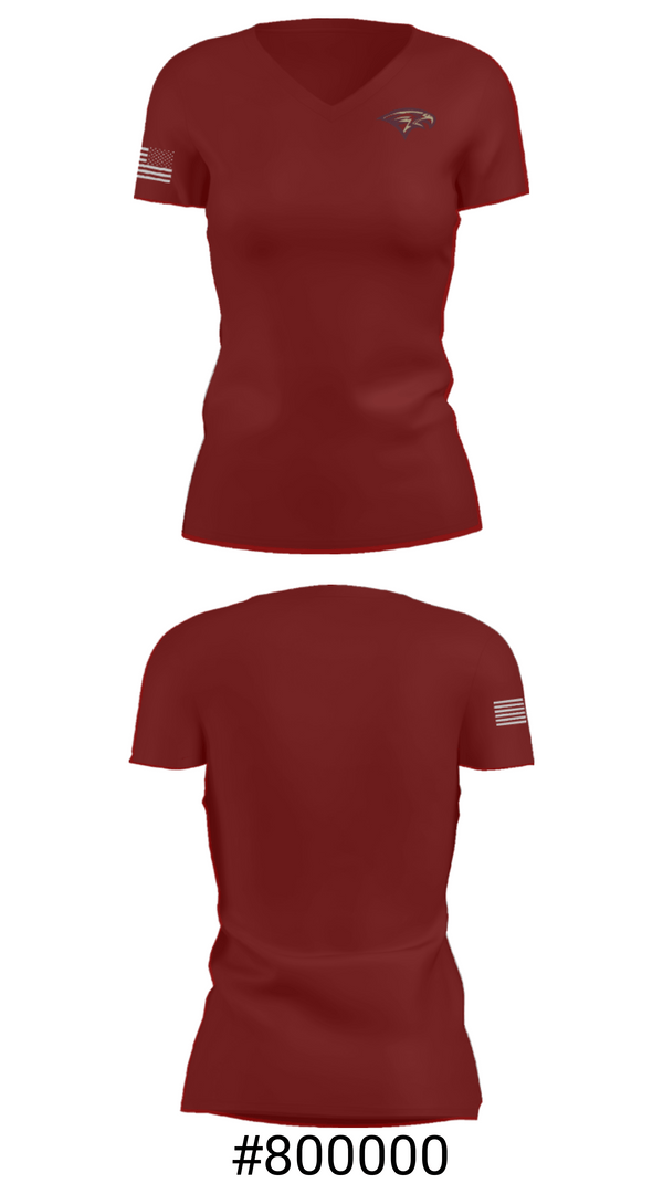 Women's Short Sleeve Vneck Shirt, Maple Mountain High School Swimming, Swimming, Teamtime, Team time, sublimation, custom sports apparel, team uniforms, spirit wear, spiritwear, sports uniforms, custom shirts, team store, custom team store, fundraiser sports, apparel fundraiser