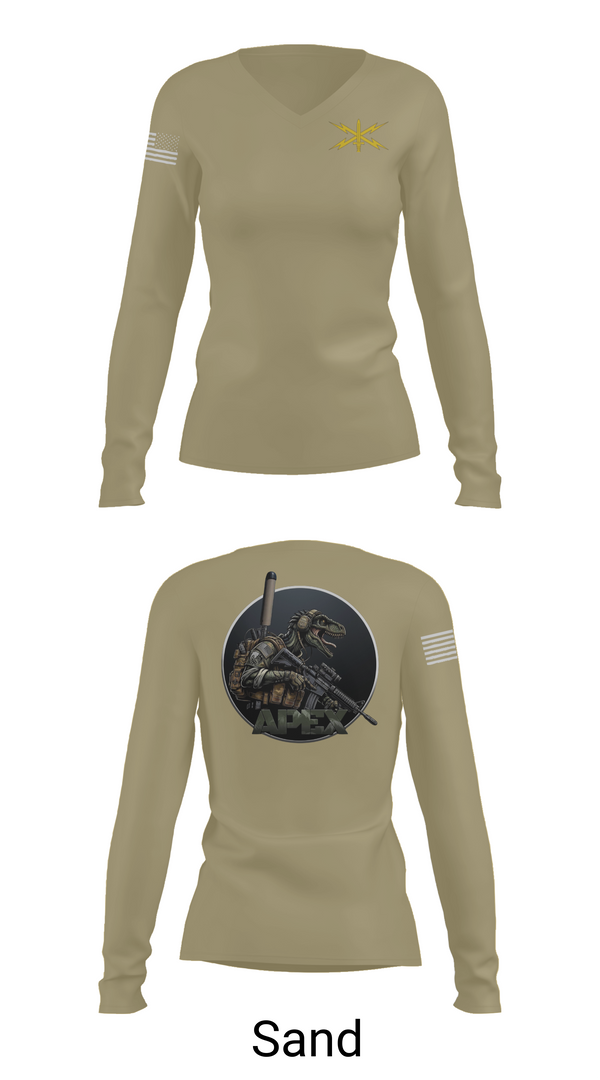 Womens Long Sleeve Vneck Shirt, 11th CYB, , Teamtime, Team time, sublimation, custom sports apparel, team uniforms, spirit wear, spiritwear, sports uniforms, custom shirts, team store, custom team store, fundraiser sports, apparel fundraiser