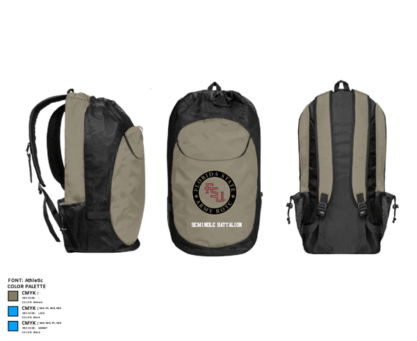 Gear Bag, Seminole Battalion, Army, Teamtime, Team time, sublimation, custom sports apparel, team uniforms, spirit wear, spiritwear, sports uniforms, custom shirts, team store, custom team store, fundraiser sports, apparel fundraiser