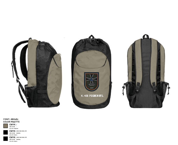 Gear Bag, 4./401 PzGrenBtl, Army, Teamtime, Team time, sublimation, custom sports apparel, team uniforms, spirit wear, spiritwear, sports uniforms, custom shirts, team store, custom team store, fundraiser sports, apparel fundraiser