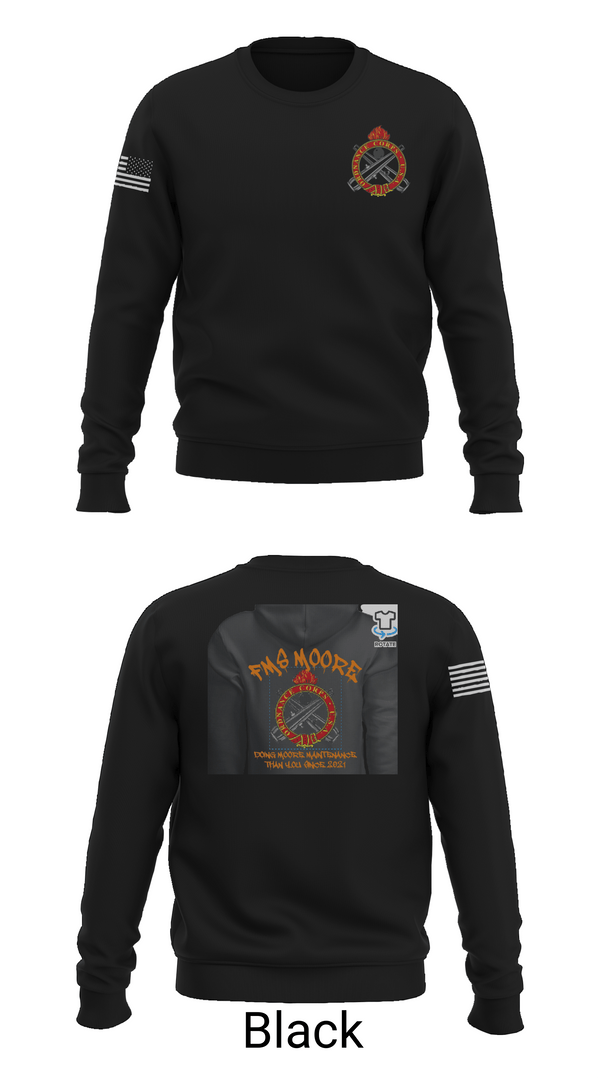 Crew Neck Sweatshirt, FMS Moore, Army, Teamtime, Team time, sublimation, custom sports apparel, team uniforms, spirit wear, spiritwear, sports uniforms, custom shirts, team store, custom team store, fundraiser sports, apparel fundraiser