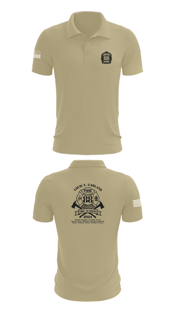 Short Sleeve Performance Polo, Class 88, Air Force, Teamtime, Team time, sublimation, custom sports apparel, team uniforms, spirit wear, spiritwear, sports uniforms, custom shirts, team store, custom team store, fundraiser sports, apparel fundraiser