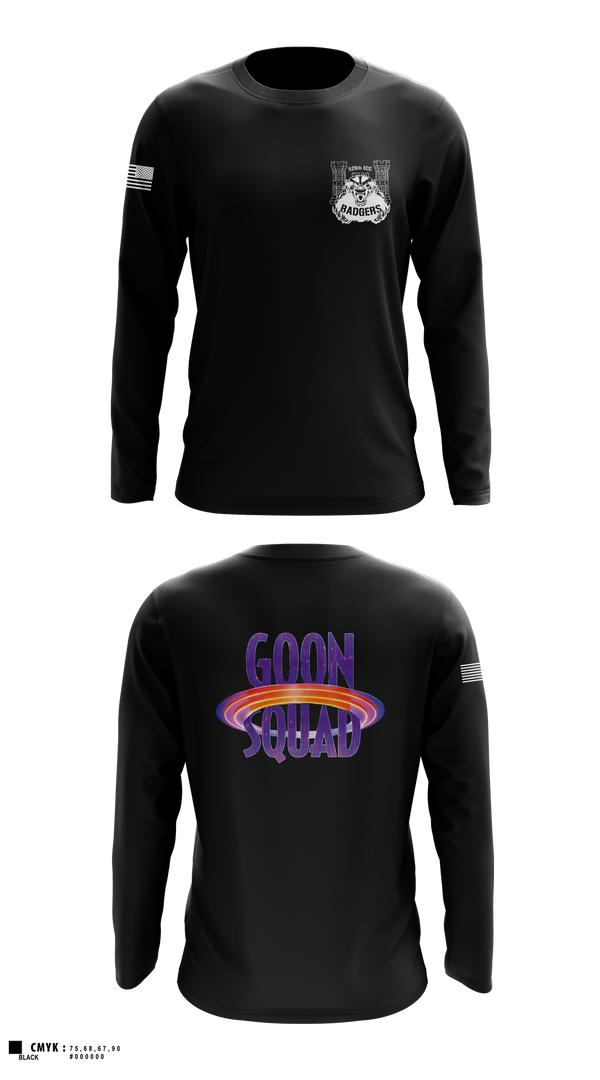 Long Sleeve Performance Shirt, GOON SQUAD, Army, Teamtime, Team time, sublimation, custom sports apparel, team uniforms, spirit wear, spiritwear, sports uniforms, custom shirts, team store, custom team store, fundraiser sports, apparel fundraiser