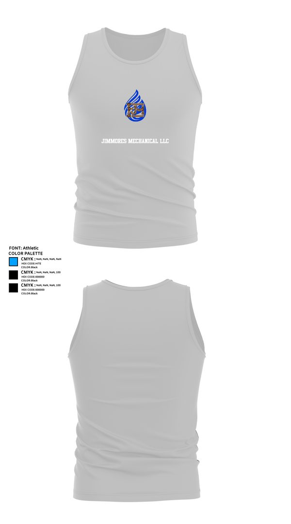 Tank Top, JIMMORES MECHANICAL LLC, , Teamtime, Team time, sublimation, custom sports apparel, team uniforms, spirit wear, spiritwear, sports uniforms, custom shirts, team store, custom team store, fundraiser sports, apparel fundraiser