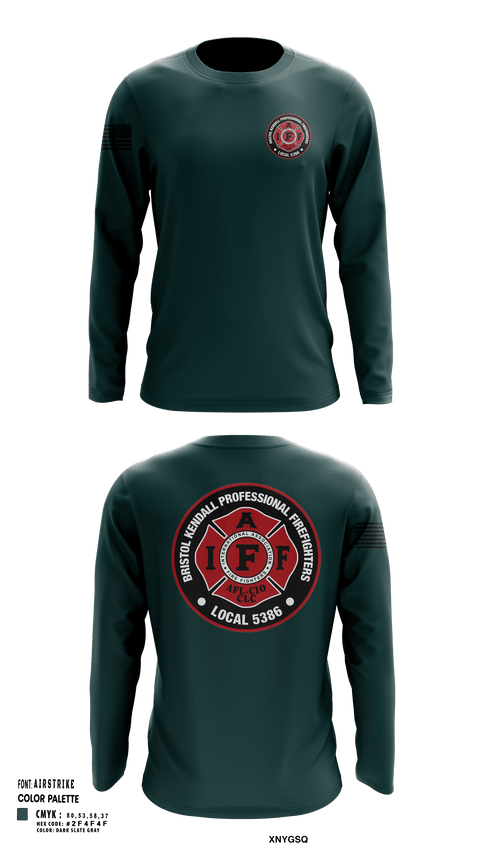 Long Sleeve Performance Shirt, Local 5386, Fire Department, Teamtime, Team time, sublimation, custom sports apparel, team uniforms, spirit wear, spiritwear, sports uniforms, custom shirts, team store, custom team store, fundraiser sports, apparel fundraiser