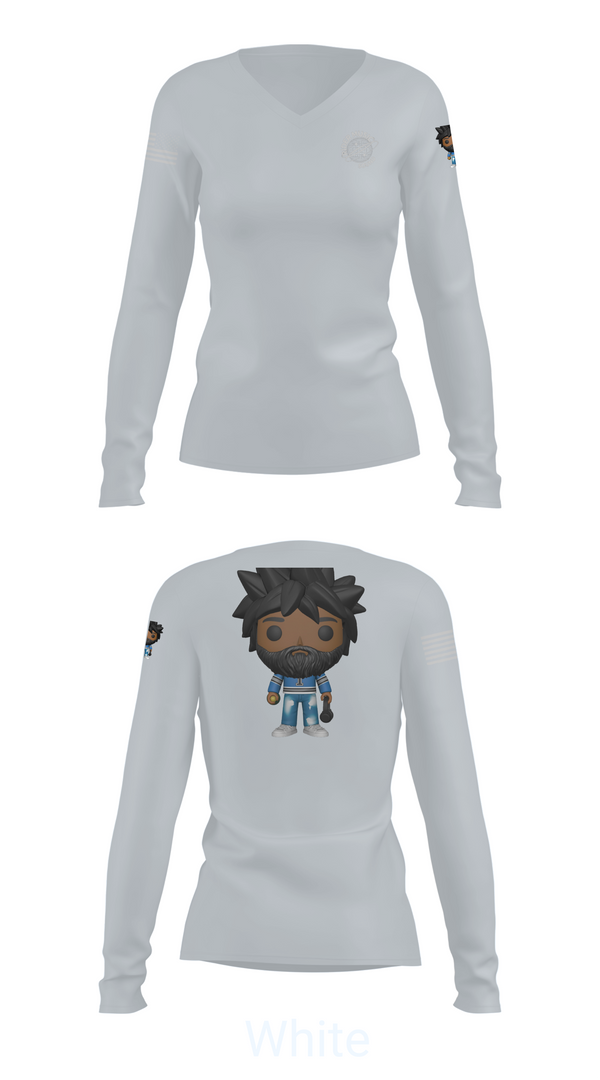 Womens Long Sleeve Vneck Shirt, Rider Music Sound, , Teamtime, Team time, sublimation, custom sports apparel, team uniforms, spirit wear, spiritwear, sports uniforms, custom shirts, team store, custom team store, fundraiser sports, apparel fundraiser