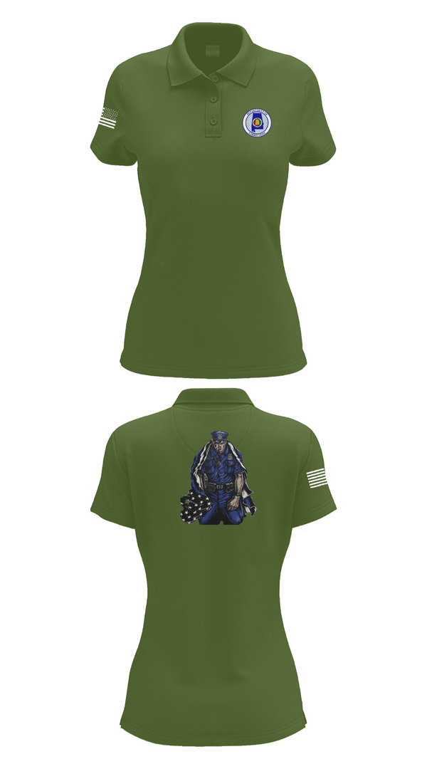 Womens Short Sleeve Performance Polo, Alabama Department of Corrections, Police, Teamtime, Team time, sublimation, custom sports apparel, team uniforms, spirit wear, spiritwear, sports uniforms, custom shirts, team store, custom team store, fundraiser sports, apparel fundraiser
