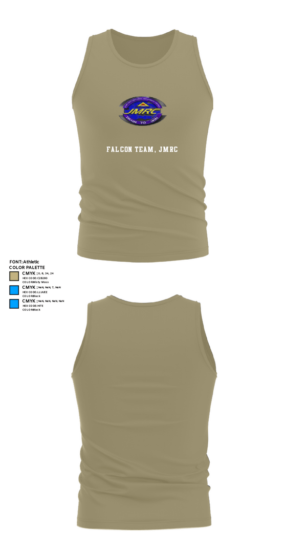 Tank Top, Falcon Team, JMRC, Army, Teamtime, Team time, sublimation, custom sports apparel, team uniforms, spirit wear, spiritwear, sports uniforms, custom shirts, team store, custom team store, fundraiser sports, apparel fundraiser