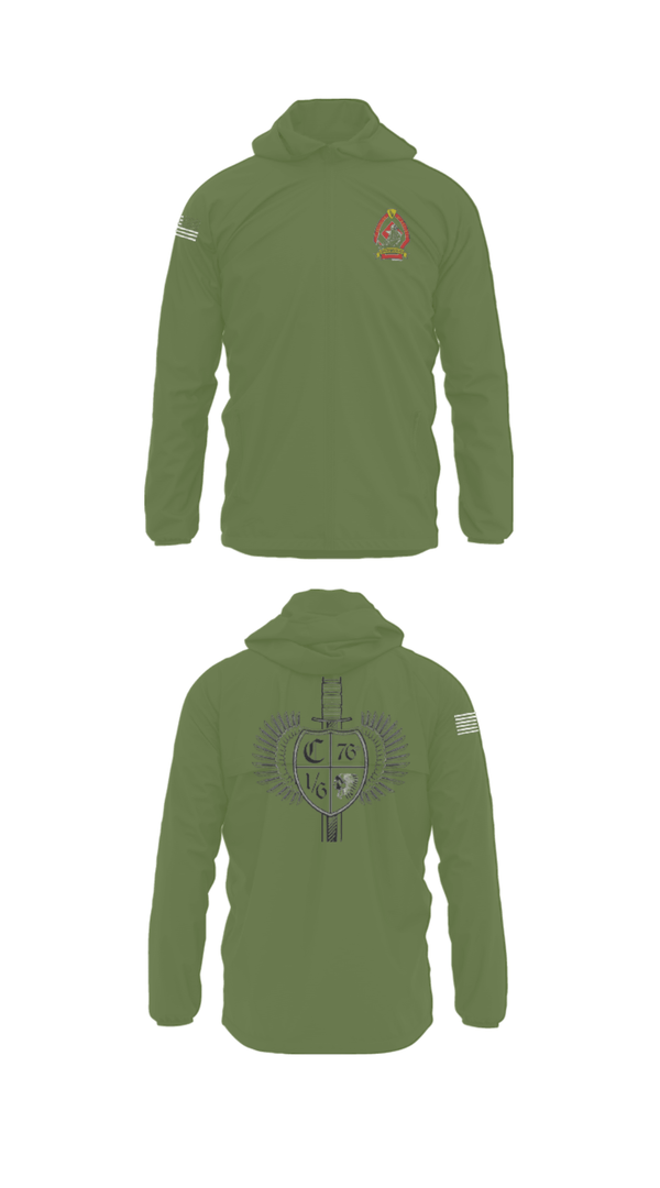 Windbreaker, 1/6 Charlie company, , Teamtime, Team time, sublimation, custom sports apparel, team uniforms, spirit wear, spiritwear, sports uniforms, custom shirts, team store, custom team store, fundraiser sports, apparel fundraiser