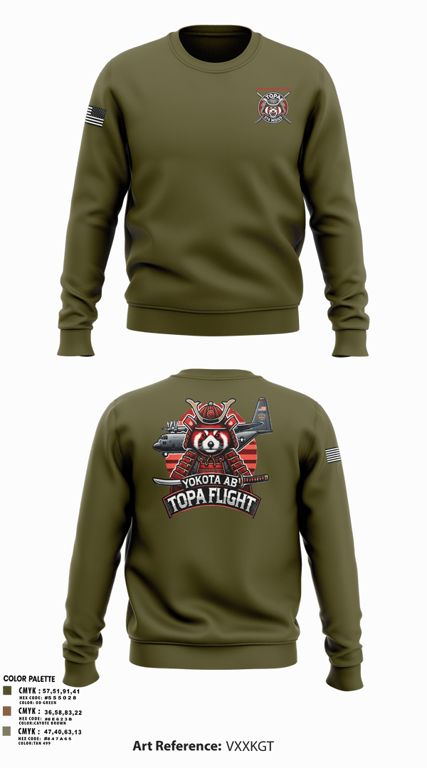 Crew Neck Sweatshirt, 374 MDSS/TOPA, Air Force, Teamtime, Team time, sublimation, custom sports apparel, team uniforms, spirit wear, spiritwear, sports uniforms, custom shirts, team store, custom team store, fundraiser sports, apparel fundraiser