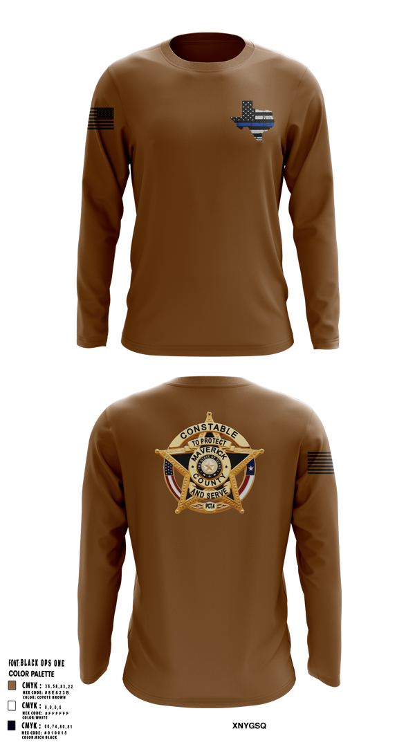 Long Sleeve Performance Shirt, Maverick County Constable PCT 4, , Teamtime, Team time, sublimation, custom sports apparel, team uniforms, spirit wear, spiritwear, sports uniforms, custom shirts, team store, custom team store, fundraiser sports, apparel fundraiser