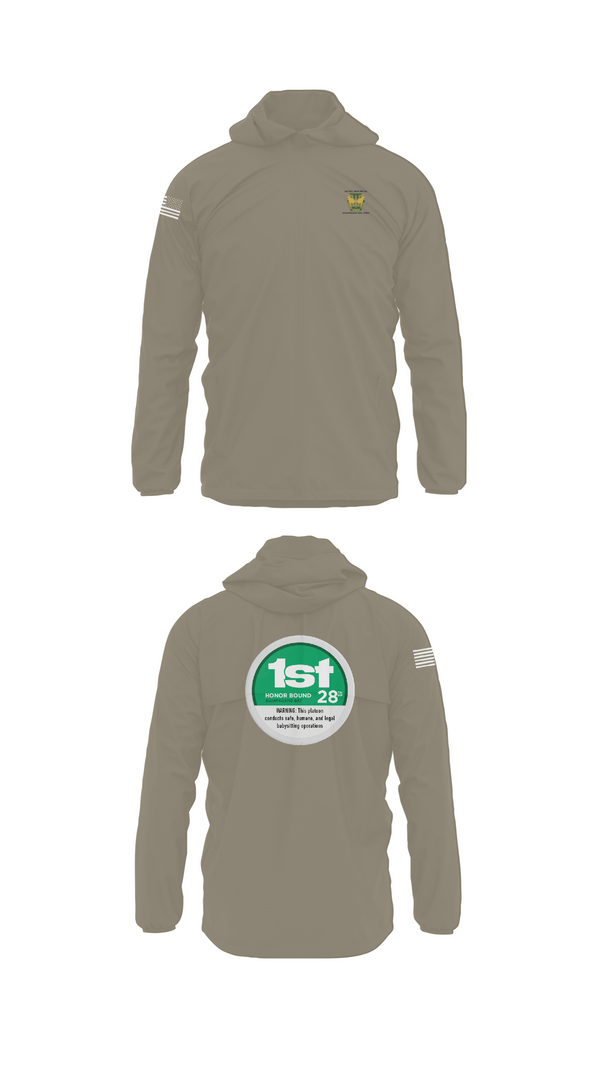 Windbreaker, 28th MP Company, National Guard, Teamtime, Team time, sublimation, custom sports apparel, team uniforms, spirit wear, spiritwear, sports uniforms, custom shirts, team store, custom team store, fundraiser sports, apparel fundraiser